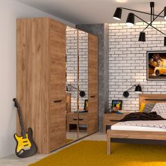 АФИНА А11а Шкаф для одежды (крафт) в Набережных Челнах - naberezhnye-chelny.mebel24.online | фото 2