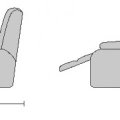 Диван-трансформер Recliner TWIN (Твин) 1 кат. ткани в Набережных Челнах - naberezhnye-chelny.mebel24.online | фото 5