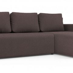 Диван угловой Алиса 3 Bahama PLUM - Teos Dark Brown в Набережных Челнах - naberezhnye-chelny.mebel24.online | фото