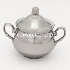Электрический самовар на 3 литра из латуни никелированный формы "Овал ажурный" в VIP наборе, защитой от выкипания в Набережных Челнах - naberezhnye-chelny.mebel24.online | фото 5