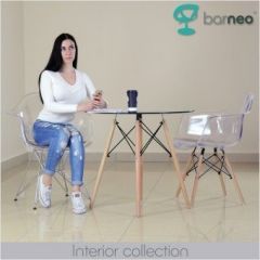 Кресло Barneo N-14 WoodMold прозрачный в Набережных Челнах - naberezhnye-chelny.mebel24.online | фото 2