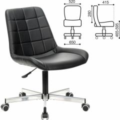 Кресло BRABIX "Deco MG-316" (черное) 532080 в Набережных Челнах - naberezhnye-chelny.mebel24.online | фото 2