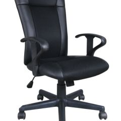 Кресло BRABIX "Optima MG-370" (экокожа/ткань, черное) 531580 в Набережных Челнах - naberezhnye-chelny.mebel24.online | фото