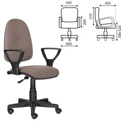 Кресло BRABIX "Prestige Ergo MG-311" (ткань, бежевое) 531873 в Набережных Челнах - naberezhnye-chelny.mebel24.online | фото 2