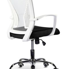 Кресло BRABIX "Wings MG-306" (пластик белый, хром, сетка, серое/черное) 532010 в Набережных Челнах - naberezhnye-chelny.mebel24.online | фото 4