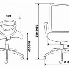 Кресло Бюрократ CH-599AXSN/TW-11 чёрный в Набережных Челнах - naberezhnye-chelny.mebel24.online | фото 3