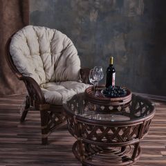 Кресло Черчилль/Рузвельт (Орех матовый) в Набережных Челнах - naberezhnye-chelny.mebel24.online | фото 2