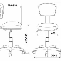 Кресло детское Бюрократ CH-W299/LB/TW-55 голубой в Набережных Челнах - naberezhnye-chelny.mebel24.online | фото 4