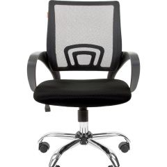 Кресло для оператора CHAIRMAN 696 хром (ткань TW-11/сетка TW-01) в Набережных Челнах - naberezhnye-chelny.mebel24.online | фото 2