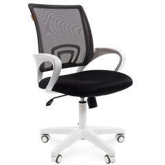 Кресло для оператора CHAIRMAN 696 white (ткань TW-11/сетка TW-01) в Набережных Челнах - naberezhnye-chelny.mebel24.online | фото