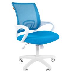 Кресло для оператора CHAIRMAN 696 white (ткань TW-43/сетка TW-34) в Набережных Челнах - naberezhnye-chelny.mebel24.online | фото