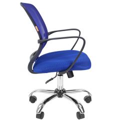 Кресло для оператора CHAIRMAN 698 хром (ткань TW 10/сетка TW 05) в Набережных Челнах - naberezhnye-chelny.mebel24.online | фото 3