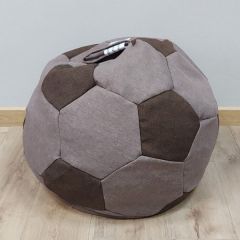 Кресло-мешок Мяч S (Savana Latte-Savana Chocolate) в Набережных Челнах - naberezhnye-chelny.mebel24.online | фото