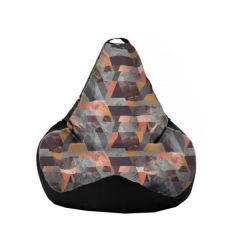 Кресло-мешок XL Snow Mango-Black в Набережных Челнах - naberezhnye-chelny.mebel24.online | фото