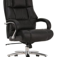 Кресло офисное BRABIX PREMIUM "Bomer HD-007" (рециклированная кожа, хром, черное) 531939 в Набережных Челнах - naberezhnye-chelny.mebel24.online | фото