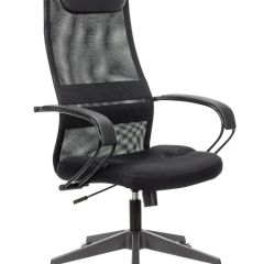 Кресло офисное BRABIX PREMIUM "Stalker EX-608 PL" (ткань-сетка/кожзам, черное) 532090 в Набережных Челнах - naberezhnye-chelny.mebel24.online | фото