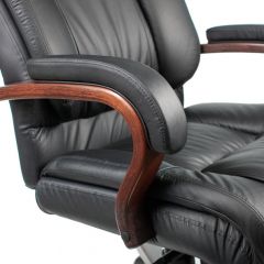 Кресло руководителя Бюрократ T-9925WALNUT/BLACK в Набережных Челнах - naberezhnye-chelny.mebel24.online | фото 4