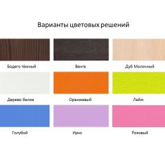 Кровать 2-х ярусная Юниор 1 без бортика (800*1900) Белое дерево, Анкор темный, Венге, Дуб сонома в Набережных Челнах - naberezhnye-chelny.mebel24.online | фото 4