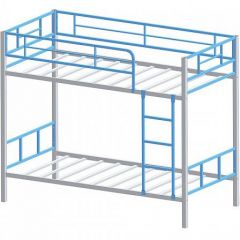 Кровать двухъярусная "Севилья-2.01 комбо" Серый/Голубой в Набережных Челнах - naberezhnye-chelny.mebel24.online | фото 2