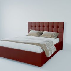 Кровать Венеция с ПМ 1200 (велюр бордо) в Набережных Челнах - naberezhnye-chelny.mebel24.online | фото 2