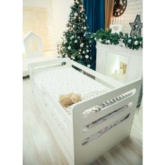 Кроватка-манеж горизонтали с ящиком в Набережных Челнах - naberezhnye-chelny.mebel24.online | фото 2