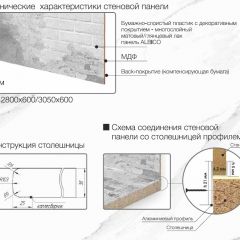 Кухонный фартук со столешницей (А-03) в едином стиле (3050 мм) в Набережных Челнах - naberezhnye-chelny.mebel24.online | фото 7