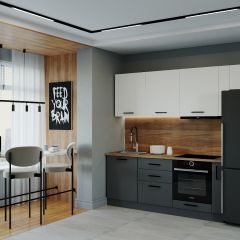 Кухонный гарнитур Вегас 2550 (Стол. 26мм) в Набережных Челнах - naberezhnye-chelny.mebel24.online | фото