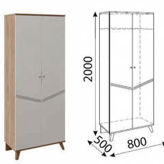 Лимба (гостиная) М01 Шкаф (2 двери) в Набережных Челнах - naberezhnye-chelny.mebel24.online | фото