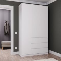 МОРИ МШ 1200.1 Шкаф (белый) в Набережных Челнах - naberezhnye-chelny.mebel24.online | фото