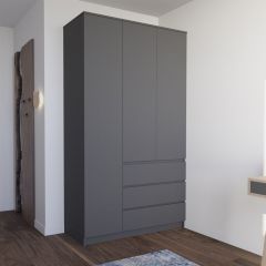МОРИ МШ 1200.1 Шкаф (графит) в Набережных Челнах - naberezhnye-chelny.mebel24.online | фото