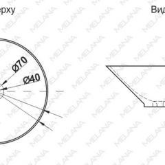 Накладная раковина melana mln-7020-b5(t4006h-b5) (персиковая) в Набережных Челнах - naberezhnye-chelny.mebel24.online | фото 2