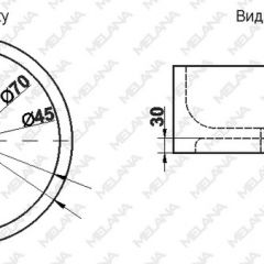 Накладная раковина melana mln-7076b (черная) в Набережных Челнах - naberezhnye-chelny.mebel24.online | фото 2