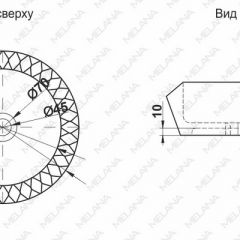 Накладная раковина melana mln-78452 (черная) в Набережных Челнах - naberezhnye-chelny.mebel24.online | фото 2