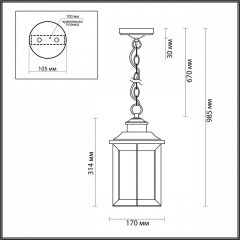 Подвесной светильник Odeon Light Mavret 4961/1 в Набережных Челнах - naberezhnye-chelny.mebel24.online | фото 4