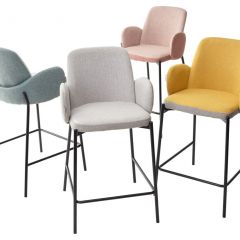 Полубарный стул NYX (H=65cm) VF113 светлая мята / VF115 серо-зеленый М-City в Набережных Челнах - naberezhnye-chelny.mebel24.online | фото 2