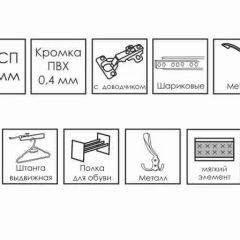 ГРЕТТА Прихожая (дуб сонома/ясень черный) в Набережных Челнах - naberezhnye-chelny.mebel24.online | фото 10