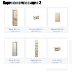 Прихожая Карина (модульная) в Набережных Челнах - naberezhnye-chelny.mebel24.online | фото 8