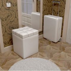 Пуф КВАДРО Белый в Набережных Челнах - naberezhnye-chelny.mebel24.online | фото