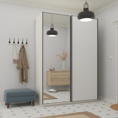 Шкаф-купе 1600 серии SOFT D1+D3+B2+PL1 (2 ящика+1штанга) профиль «Графит» в Набережных Челнах - naberezhnye-chelny.mebel24.online | фото