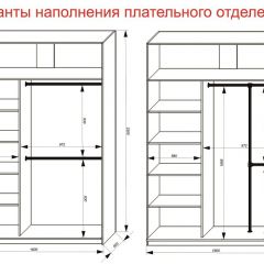 Шкаф-купе 1600 серии SOFT D6+D4+B2+PL2 (2 ящика+1штанга+1 полка) профиль «Капучино» в Набережных Челнах - naberezhnye-chelny.mebel24.online | фото 9