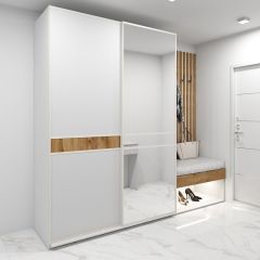 Шкаф-купе 1600 серии SOFT D6+D4+B2+PL2 (2 ящика+1штанга+1 полка) профиль «Капучино» в Набережных Челнах - naberezhnye-chelny.mebel24.online | фото 5
