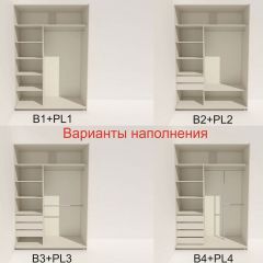 Шкаф-купе 1600 серии SOFT D8+D2+B2+PL4 (2 ящика+F обр.штанга) профиль «Капучино» в Набережных Челнах - naberezhnye-chelny.mebel24.online | фото 4