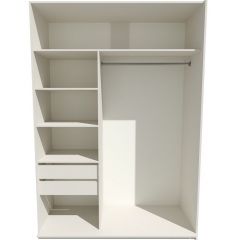 Шкаф-купе 1800 серии SOFT D1+D3+B2+PL1 (2 ящика+1штанга) профиль «Графит» в Набережных Челнах - naberezhnye-chelny.mebel24.online | фото 2