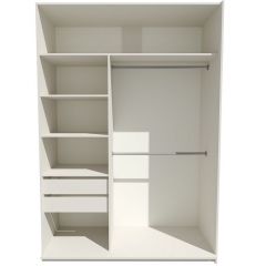 Шкаф-купе 1800 серии SOFT D6+D6+B2+PL3 (2 ящика+2штанги) профиль «Капучино» в Набережных Челнах - naberezhnye-chelny.mebel24.online | фото 2