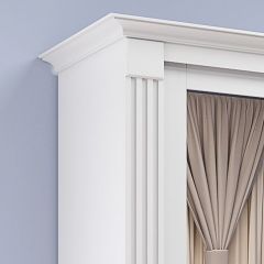 Шкаф-купе 2150 серии NEW CLASSIC K1+K1+K1+B22+PL4 (по 2 ящика лев/прав+F обр.штанга) профиль «Капучино» в Набережных Челнах - naberezhnye-chelny.mebel24.online | фото 4