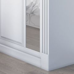 Шкаф-купе 2150 серии NEW CLASSIC K6Z+K1+K6+B22+PL2(по 2 ящика лев/прав+1 штанга+1 полка) профиль «Капучино» в Набережных Челнах - naberezhnye-chelny.mebel24.online | фото 5