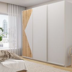Шкаф-купе 2400 серии SOFT D7+D3+D3+B22+PL4 (по 2 ящика лев/прав+2штанги) профиль «Капучино» в Набережных Челнах - naberezhnye-chelny.mebel24.online | фото 5