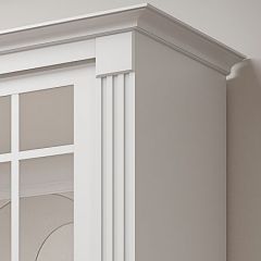 Шкаф-купе 2450 серии NEW CLASSIC K5+K5+K5+B22+PL3 (по 2 ящика лев/прав+1 штанга+1полка) профиль «Капучино» в Набережных Челнах - naberezhnye-chelny.mebel24.online | фото 4