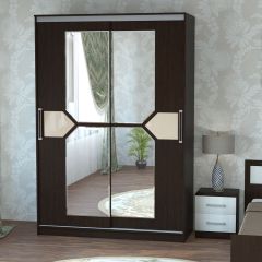 Шкаф-купе ПШ-2.9 1800 Фасад СТРЕЛКА (ВЕНГЕ стрелка беж) в Набережных Челнах - naberezhnye-chelny.mebel24.online | фото