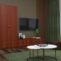 Шкаф Нина (М6) Итальянский орех в Набережных Челнах - naberezhnye-chelny.mebel24.online | фото